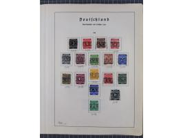 1872/1966, gestempelte und postfrische/ungebrauchte alte Sammlung in zwei Vordruckalben, ab Deutsches Reich gestempelt in den