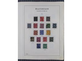 1872/1966, gestempelte und postfrische/ungebrauchte alte Sammlung in zwei Vordruckalben, ab Deutsches Reich gestempelt in den