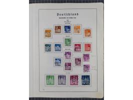 1872/1966, gestempelte und postfrische/ungebrauchte alte Sammlung in zwei Vordruckalben, ab Deutsches Reich gestempelt in den