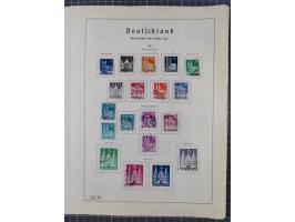 1872/1966, gestempelte und postfrische/ungebrauchte alte Sammlung in zwei Vordruckalben, ab Deutsches Reich gestempelt in den