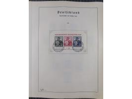 1872/1966, gestempelte und postfrische/ungebrauchte alte Sammlung in zwei Vordruckalben, ab Deutsches Reich gestempelt in den