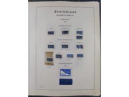 1872/1966, gestempelte und postfrische/ungebrauchte alte Sammlung in zwei Vordruckalben, ab Deutsches Reich gestempelt in den