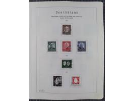 1872/1966, gestempelte und postfrische/ungebrauchte alte Sammlung in zwei Vordruckalben, ab Deutsches Reich gestempelt in den