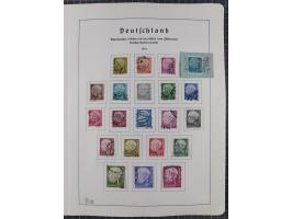 1872/1966, gestempelte und postfrische/ungebrauchte alte Sammlung in zwei Vordruckalben, ab Deutsches Reich gestempelt in den