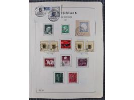 1872/1966, gestempelte und postfrische/ungebrauchte alte Sammlung in zwei Vordruckalben, ab Deutsches Reich gestempelt in den