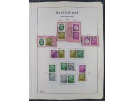 1872/1966, gestempelte und postfrische/ungebrauchte alte Sammlung in zwei Vordruckalben, ab Deutsches Reich gestempelt in den