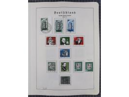 1872/1966, gestempelte und postfrische/ungebrauchte alte Sammlung in zwei Vordruckalben, ab Deutsches Reich gestempelt in den