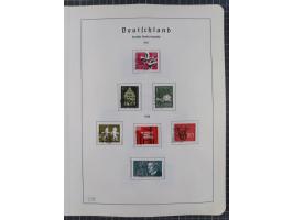 1872/1966, gestempelte und postfrische/ungebrauchte alte Sammlung in zwei Vordruckalben, ab Deutsches Reich gestempelt in den