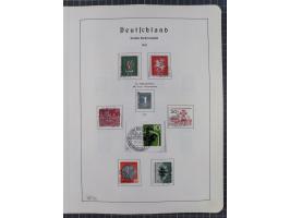 1872/1966, gestempelte und postfrische/ungebrauchte alte Sammlung in zwei Vordruckalben, ab Deutsches Reich gestempelt in den