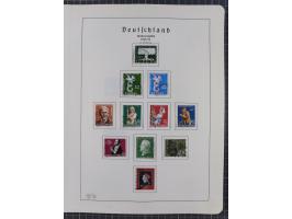 1872/1966, gestempelte und postfrische/ungebrauchte alte Sammlung in zwei Vordruckalben, ab Deutsches Reich gestempelt in den