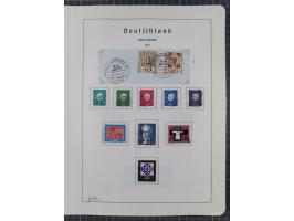 1872/1966, gestempelte und postfrische/ungebrauchte alte Sammlung in zwei Vordruckalben, ab Deutsches Reich gestempelt in den