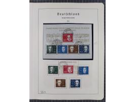 1872/1966, gestempelte und postfrische/ungebrauchte alte Sammlung in zwei Vordruckalben, ab Deutsches Reich gestempelt in den