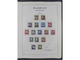 1872/1966, gestempelte und postfrische/ungebrauchte alte Sammlung in zwei Vordruckalben, ab Deutsches Reich gestempelt in den