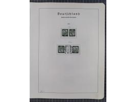 1872/1966, gestempelte und postfrische/ungebrauchte alte Sammlung in zwei Vordruckalben, ab Deutsches Reich gestempelt in den