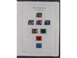 1872/1966, gestempelte und postfrische/ungebrauchte alte Sammlung in zwei Vordruckalben, ab Deutsches Reich gestempelt in den