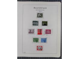 1872/1966, gestempelte und postfrische/ungebrauchte alte Sammlung in zwei Vordruckalben, ab Deutsches Reich gestempelt in den