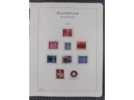 1872/1966, gestempelte und postfrische/ungebrauchte alte Sammlung in zwei Vordruckalben, ab Deutsches Reich gestempelt in den