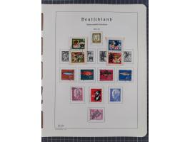 1872/1966, gestempelte und postfrische/ungebrauchte alte Sammlung in zwei Vordruckalben, ab Deutsches Reich gestempelt in den