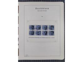 1872/1966, gestempelte und postfrische/ungebrauchte alte Sammlung in zwei Vordruckalben, ab Deutsches Reich gestempelt in den