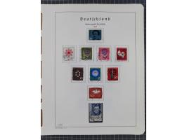 1872/1966, gestempelte und postfrische/ungebrauchte alte Sammlung in zwei Vordruckalben, ab Deutsches Reich gestempelt in den