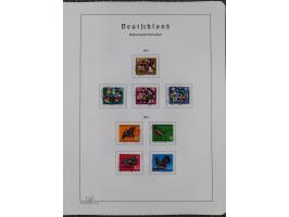 1872/1966, gestempelte und postfrische/ungebrauchte alte Sammlung in zwei Vordruckalben, ab Deutsches Reich gestempelt in den