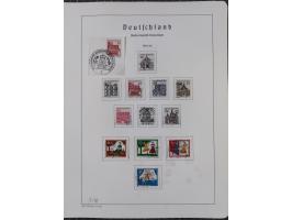 1872/1966, gestempelte und postfrische/ungebrauchte alte Sammlung in zwei Vordruckalben, ab Deutsches Reich gestempelt in den