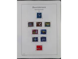 1872/1966, gestempelte und postfrische/ungebrauchte alte Sammlung in zwei Vordruckalben, ab Deutsches Reich gestempelt in den