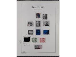 1872/1966, gestempelte und postfrische/ungebrauchte alte Sammlung in zwei Vordruckalben, ab Deutsches Reich gestempelt in den