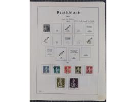 1872/1966, gestempelte und postfrische/ungebrauchte alte Sammlung in zwei Vordruckalben, ab Deutsches Reich gestempelt in den