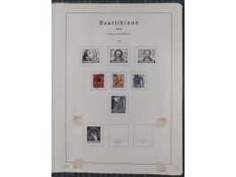 1872/1966, gestempelte und postfrische/ungebrauchte alte Sammlung in zwei Vordruckalben, ab Deutsches Reich gestempelt in den