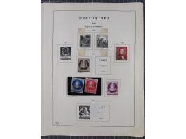 1872/1966, gestempelte und postfrische/ungebrauchte alte Sammlung in zwei Vordruckalben, ab Deutsches Reich gestempelt in den