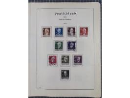 1872/1966, gestempelte und postfrische/ungebrauchte alte Sammlung in zwei Vordruckalben, ab Deutsches Reich gestempelt in den