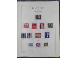 1872/1966, gestempelte und postfrische/ungebrauchte alte Sammlung in zwei Vordruckalben, ab Deutsches Reich gestempelt in den