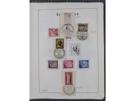 1872/1966, gestempelte und postfrische/ungebrauchte alte Sammlung in zwei Vordruckalben, ab Deutsches Reich gestempelt in den