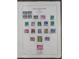 1872/1966, gestempelte und postfrische/ungebrauchte alte Sammlung in zwei Vordruckalben, ab Deutsches Reich gestempelt in den