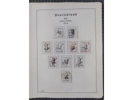 1872/1966, gestempelte und postfrische/ungebrauchte alte Sammlung in zwei Vordruckalben, ab Deutsches Reich gestempelt in den