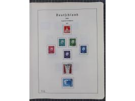 1872/1966, gestempelte und postfrische/ungebrauchte alte Sammlung in zwei Vordruckalben, ab Deutsches Reich gestempelt in den