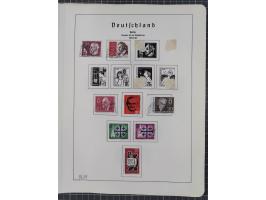 1872/1966, gestempelte und postfrische/ungebrauchte alte Sammlung in zwei Vordruckalben, ab Deutsches Reich gestempelt in den