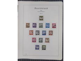 1872/1966, gestempelte und postfrische/ungebrauchte alte Sammlung in zwei Vordruckalben, ab Deutsches Reich gestempelt in den