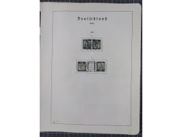 1872/1966, gestempelte und postfrische/ungebrauchte alte Sammlung in zwei Vordruckalben, ab Deutsches Reich gestempelt in den