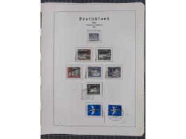 1872/1966, gestempelte und postfrische/ungebrauchte alte Sammlung in zwei Vordruckalben, ab Deutsches Reich gestempelt in den