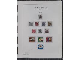 1872/1966, gestempelte und postfrische/ungebrauchte alte Sammlung in zwei Vordruckalben, ab Deutsches Reich gestempelt in den