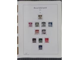 1872/1966, gestempelte und postfrische/ungebrauchte alte Sammlung in zwei Vordruckalben, ab Deutsches Reich gestempelt in den