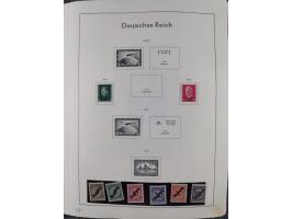 1872/1966, gestempelte und postfrische/ungebrauchte alte Sammlung in zwei Vordruckalben, ab Deutsches Reich gestempelt in den