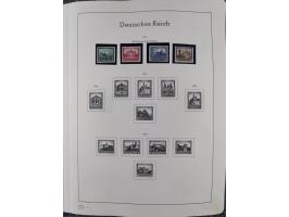 1872/1966, gestempelte und postfrische/ungebrauchte alte Sammlung in zwei Vordruckalben, ab Deutsches Reich gestempelt in den