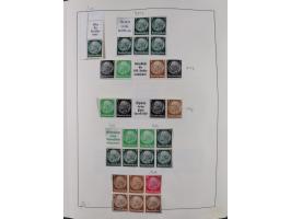 1872/1966, gestempelte und postfrische/ungebrauchte alte Sammlung in zwei Vordruckalben, ab Deutsches Reich gestempelt in den