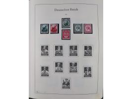 1872/1966, gestempelte und postfrische/ungebrauchte alte Sammlung in zwei Vordruckalben, ab Deutsches Reich gestempelt in den