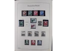 1872/1966, gestempelte und postfrische/ungebrauchte alte Sammlung in zwei Vordruckalben, ab Deutsches Reich gestempelt in den