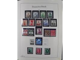 1872/1966, gestempelte und postfrische/ungebrauchte alte Sammlung in zwei Vordruckalben, ab Deutsches Reich gestempelt in den