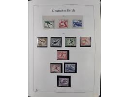 1872/1966, gestempelte und postfrische/ungebrauchte alte Sammlung in zwei Vordruckalben, ab Deutsches Reich gestempelt in den